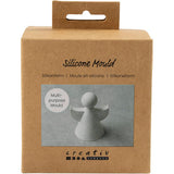 Creativ Company Silikonformen, Engel:, H: 9,5 cm, B: 7 cm, matt transparent, 1 Stück 1 Box