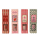Decoris geurstokjes glas h.20cm zuurstock stocking cadeau maretak