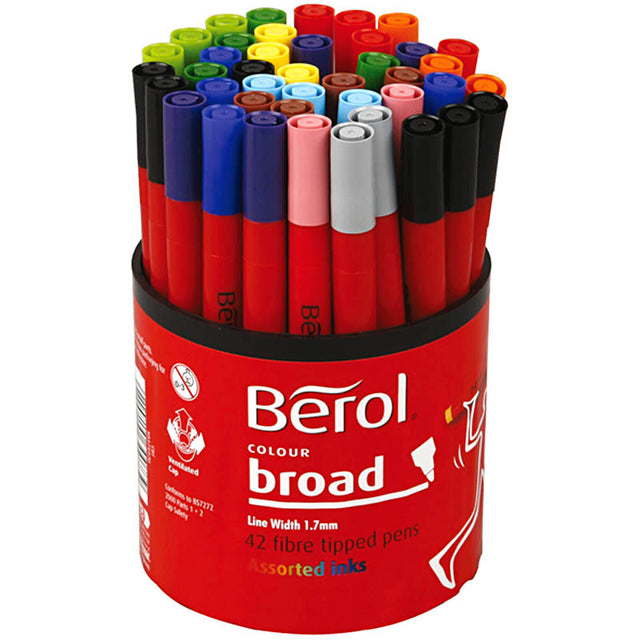 Https: www.cchobby.nl berol-tip-d-10-mm-line-thickness-1-1-7-mm-various-colors-42-piece-1-box