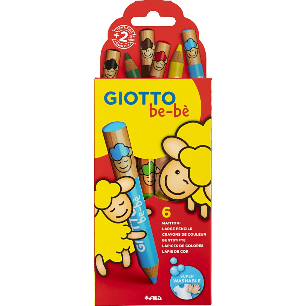 Https: www.cchobby.nl Buntstifte-l-10-5-cm-Dicke-13-mm-Füllung-6-mm-verschiedene-Farben-6-teilig-1-Box