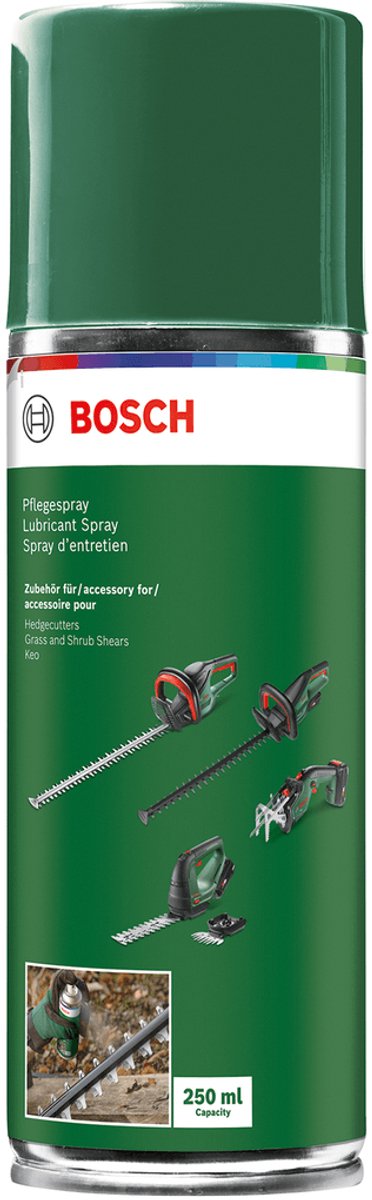 Bosch tuingereedschappen onderhoudsspray - 250 ml - geschikt voor alle snoeigereedschappen