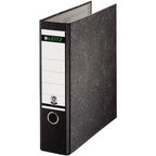 Ordner Leitz 1070 A4 80 mm Karton schwarz