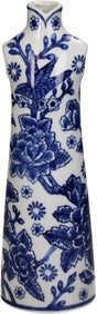 Hd collection vaas jurk porselein 10x8x31cm