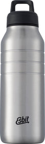 Esbit Majoris Trinkflasche – 680 ml – Silber – Trinkflasche aus Edelstahl – Schlaufenverschluss
