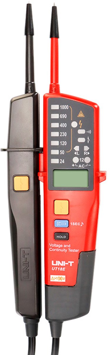 Uni-t UT18e Duspol Multimeter Spannungsmesser 6 bis 1000 V AC DC