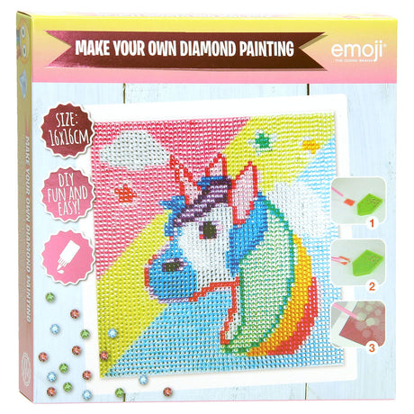 Sambro Emoji Diamond Painting - Einhorn