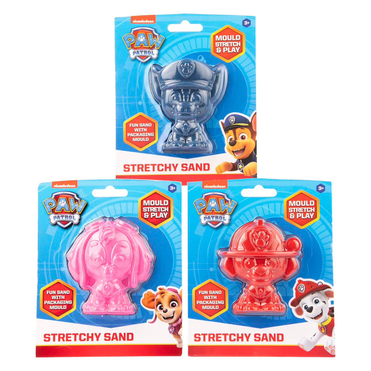 Sambro Paw Patrol dehnbarer Sandspielsand mit Schimmel