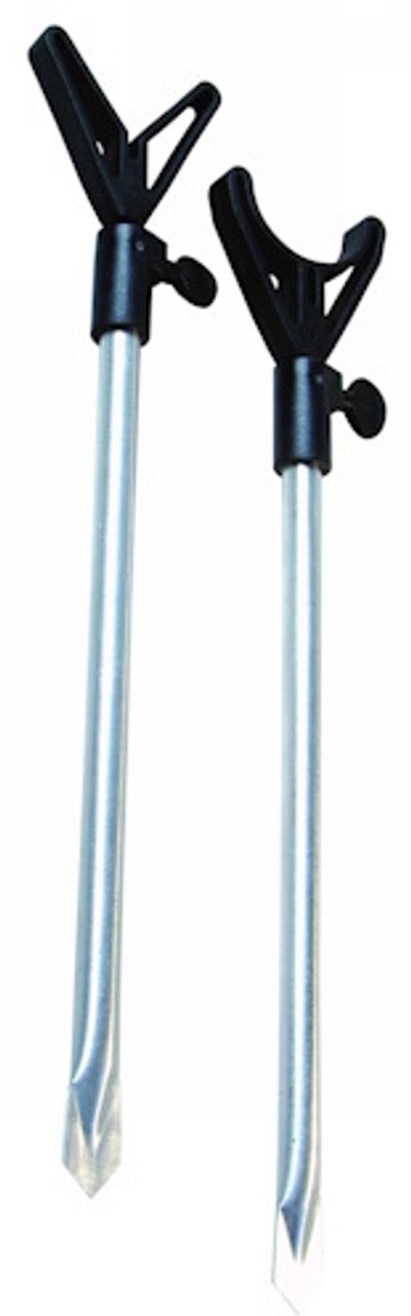 Albatros telescopische karpersteun - 33 cm - zwart
