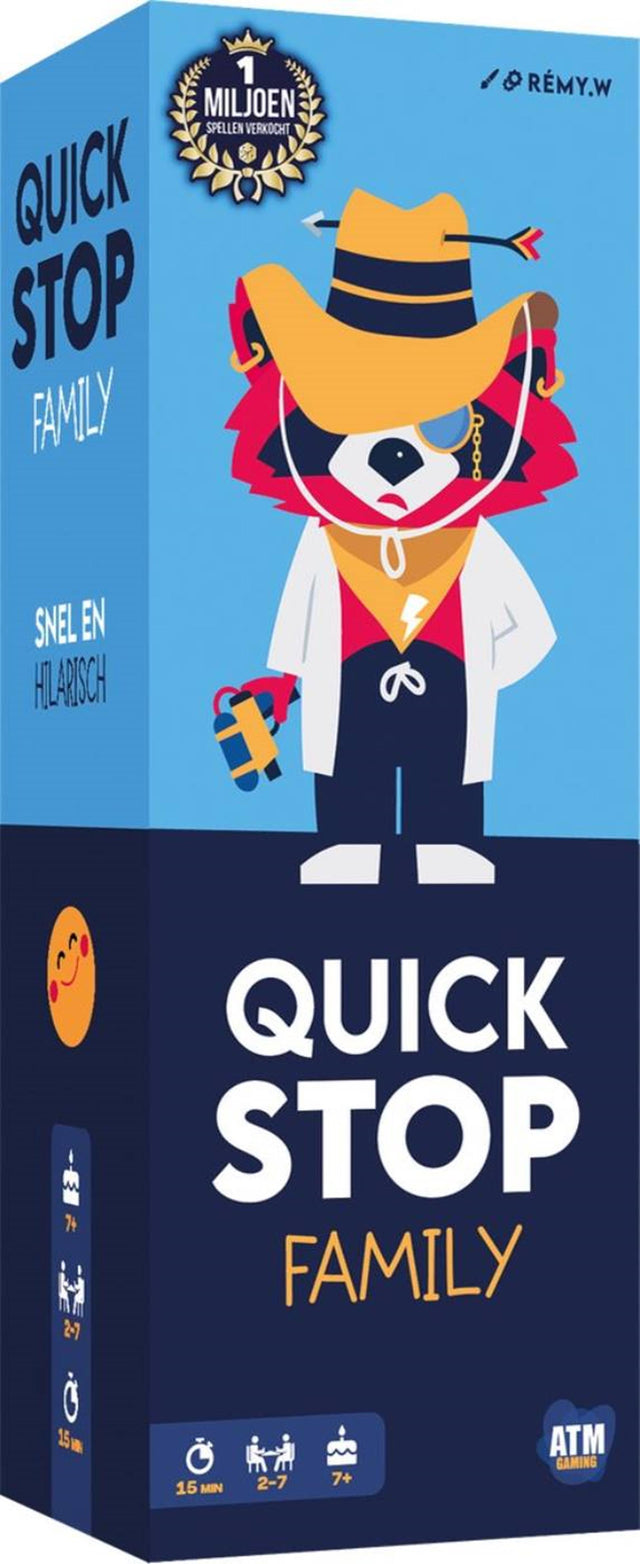 Asmodee Quickstop Family schnelles Kartenspiel (NL-Version)