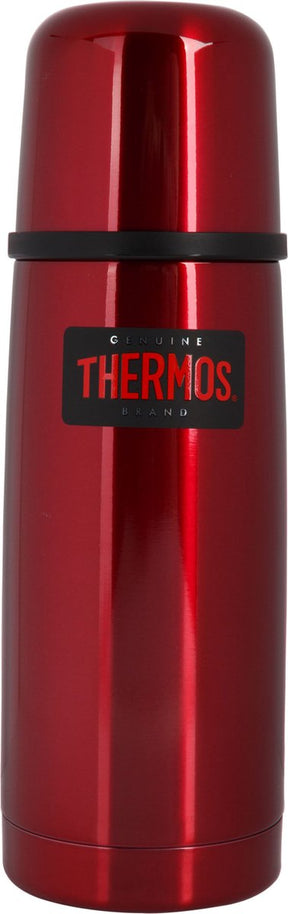 Thermoskanne FBB Isolierflasche 0,35 l roter Schraubverschluss D6xH24cm