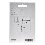 Mack 1069046 - Türstoppergummi + Schraube weiß 30 x 35 mm 2 Stück | 6 Stück