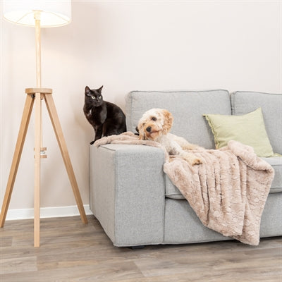 Trixie Dog Decke gemütliche Fleece Beige