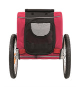 Trixie Dog Bike Cart schwarz rot