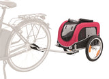 Trixie Dog Bike Cart schwarz rot