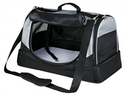 Trixie Hundetasche Holly schwarz grau