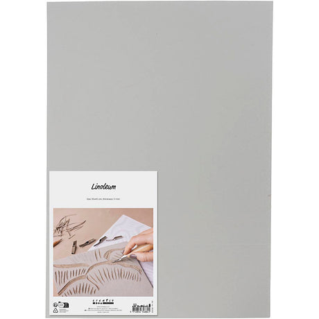 Https: www.cchobby.nl linoleum-dimensions-30x40-cm-thickness-3-mm-grey-1-piece-1-box