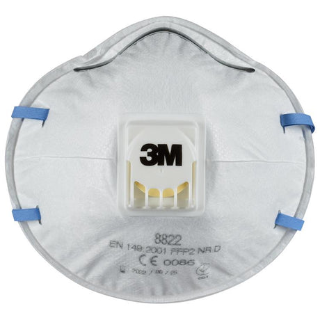 3m cool flow stofmasker, ffp2, met ventiel, pak van 5 stuks
