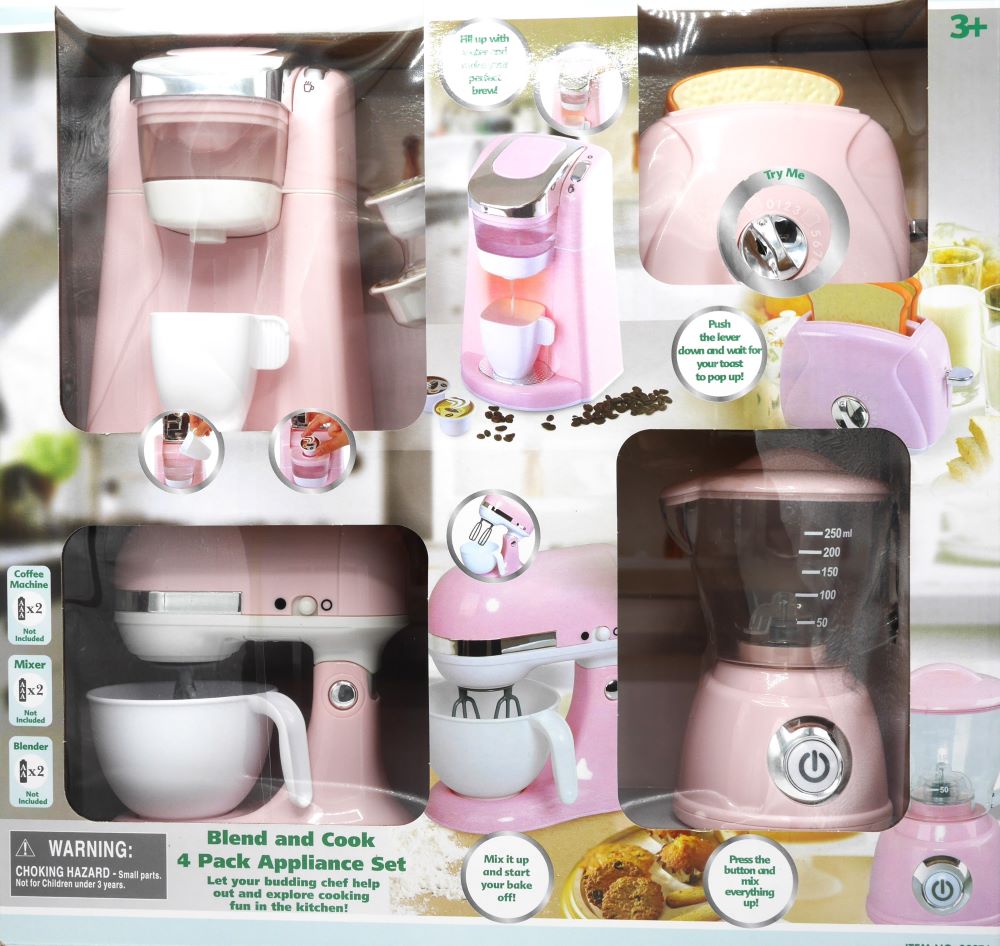 Playgo Küchenset rosa 4-teilig.