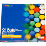 Mungyo-Ölpastell, L: 7 cm, Stärke 11 mm, verschiedene Farben, 24 Stück 1 Box