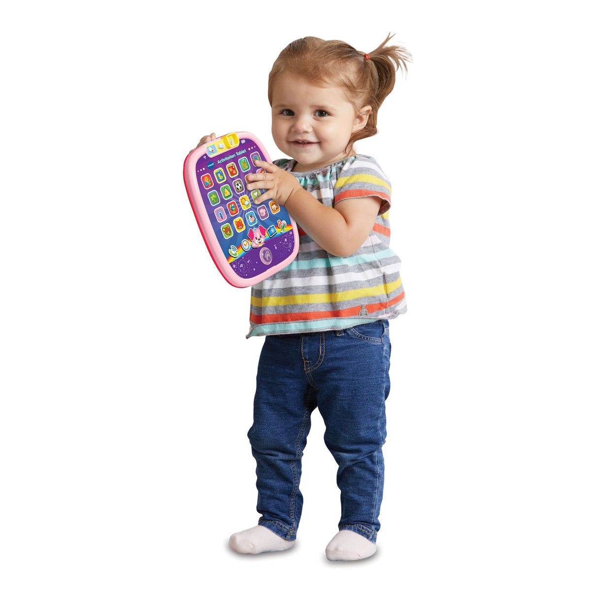Vtech Baby-Aktivitätstablett – Lernspielzeug – Kinderspielzeugcomputer – Formen, Zahlen mehr – von 9 bis 36 Monaten