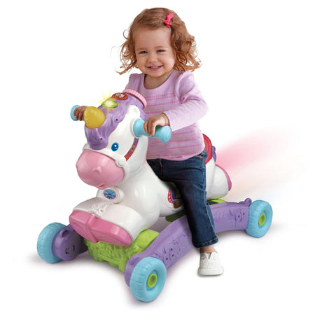 Vtech Bump and Play Einhorn – interaktives Babyspielzeug – Musik lernen – von 1 bis 4 Jahren