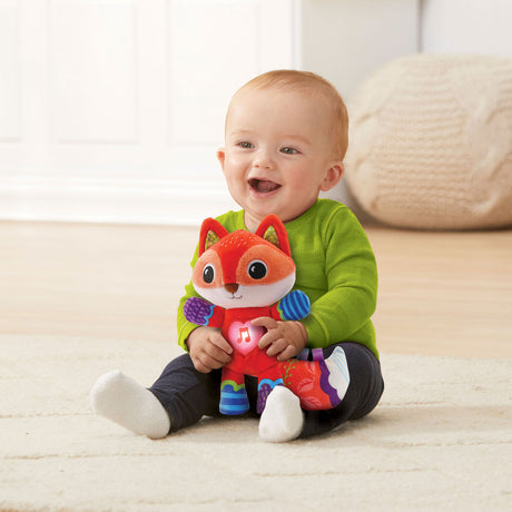 Vtech Animal Friends Fuchs-Kuscheltier – interaktives Aktivitätscenter – pädagogisches Babyspielzeug – Geschenk – 0 Jahre bis 3 Jahre