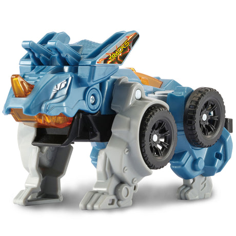 Vtech Switch Go Dinos – Feuer verfolgt den Triceratops – Kinderspielzeug-Dinosaurier – interaktive Roboter-Spielfigur – ab 4 Jahren