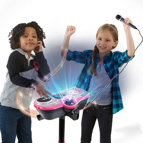 Vtech Kidi Superstar DJ Studio Karaoke-Set Kinder – Karaoke-Mikrofon – interaktives Spielzeug – Geschenk – Kinderspielzeug ab 6 Jahren
