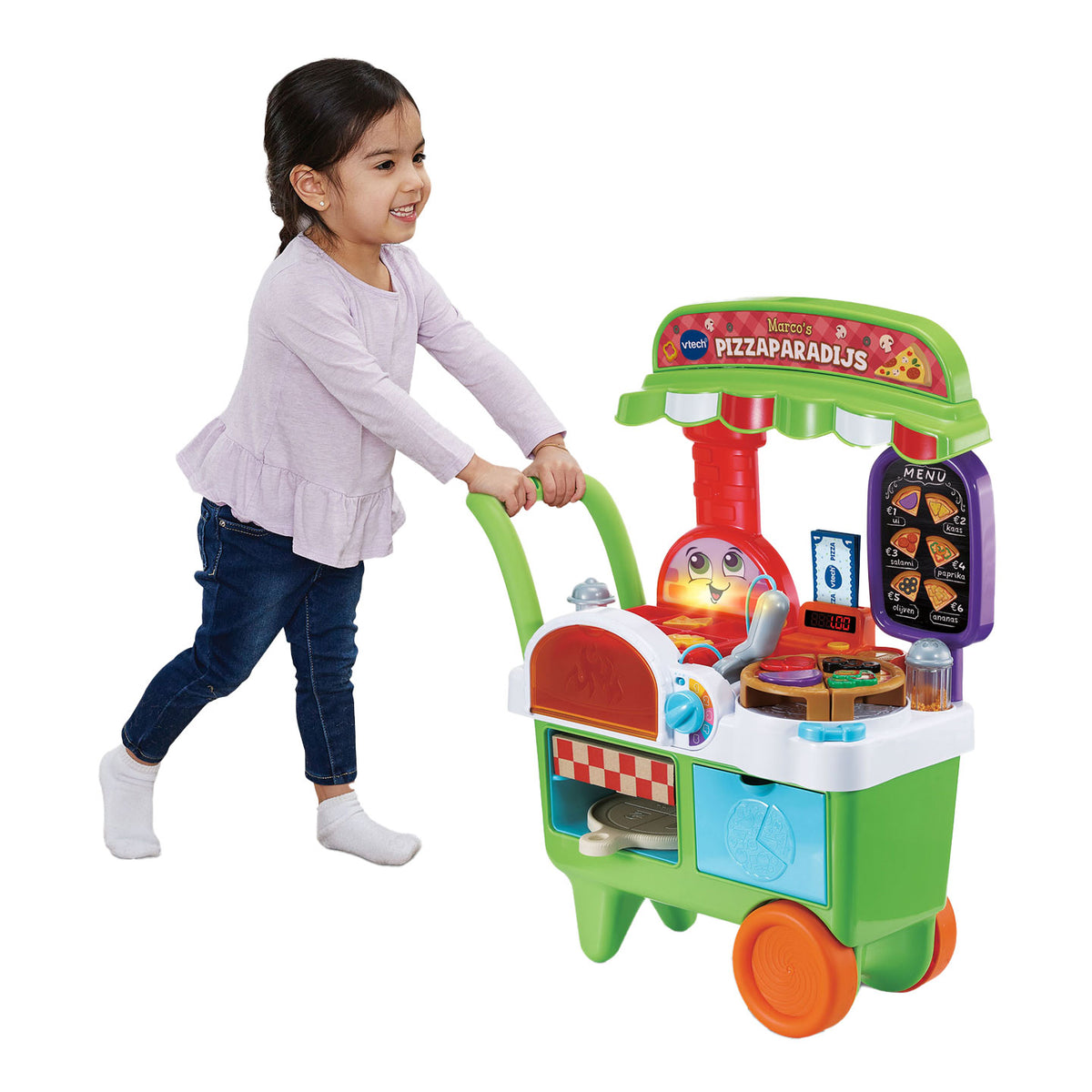 Vtech Marco's Pizza Paradise Aktivitätszentrum – Küchenspielzeug – interaktives Lernspielzeug – Geschenk – Kinderspielzeug 3 Jahre