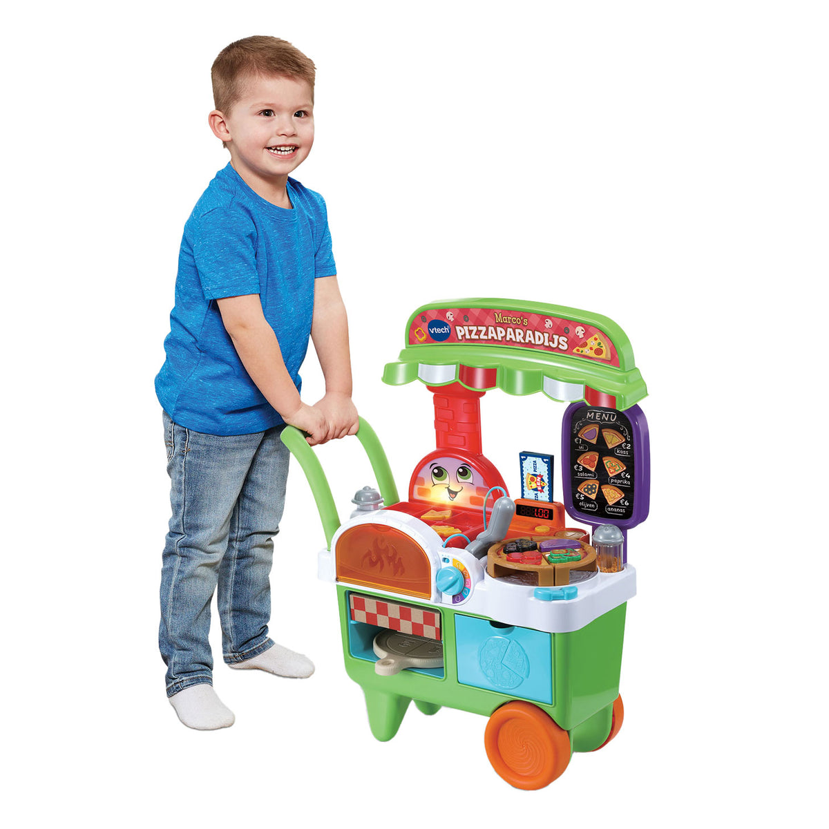 Vtech Marco's Pizza Paradise Aktivitätszentrum – Küchenspielzeug – interaktives Lernspielzeug – Geschenk – Kinderspielzeug 3 Jahre