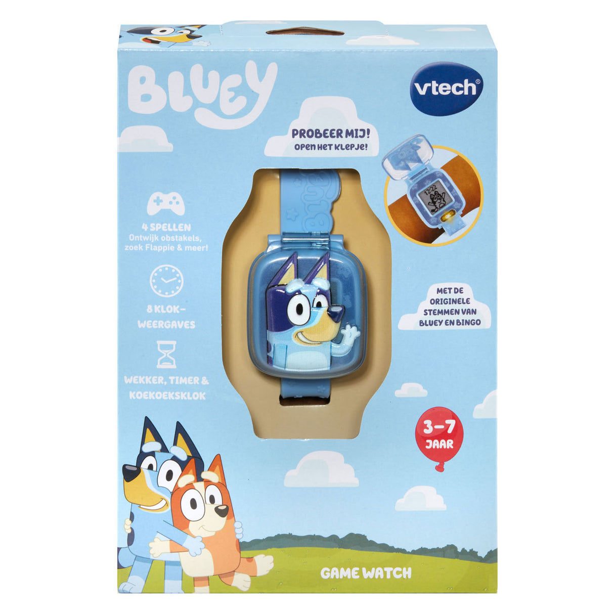 Blaue Gaming-Uhr von Vtech