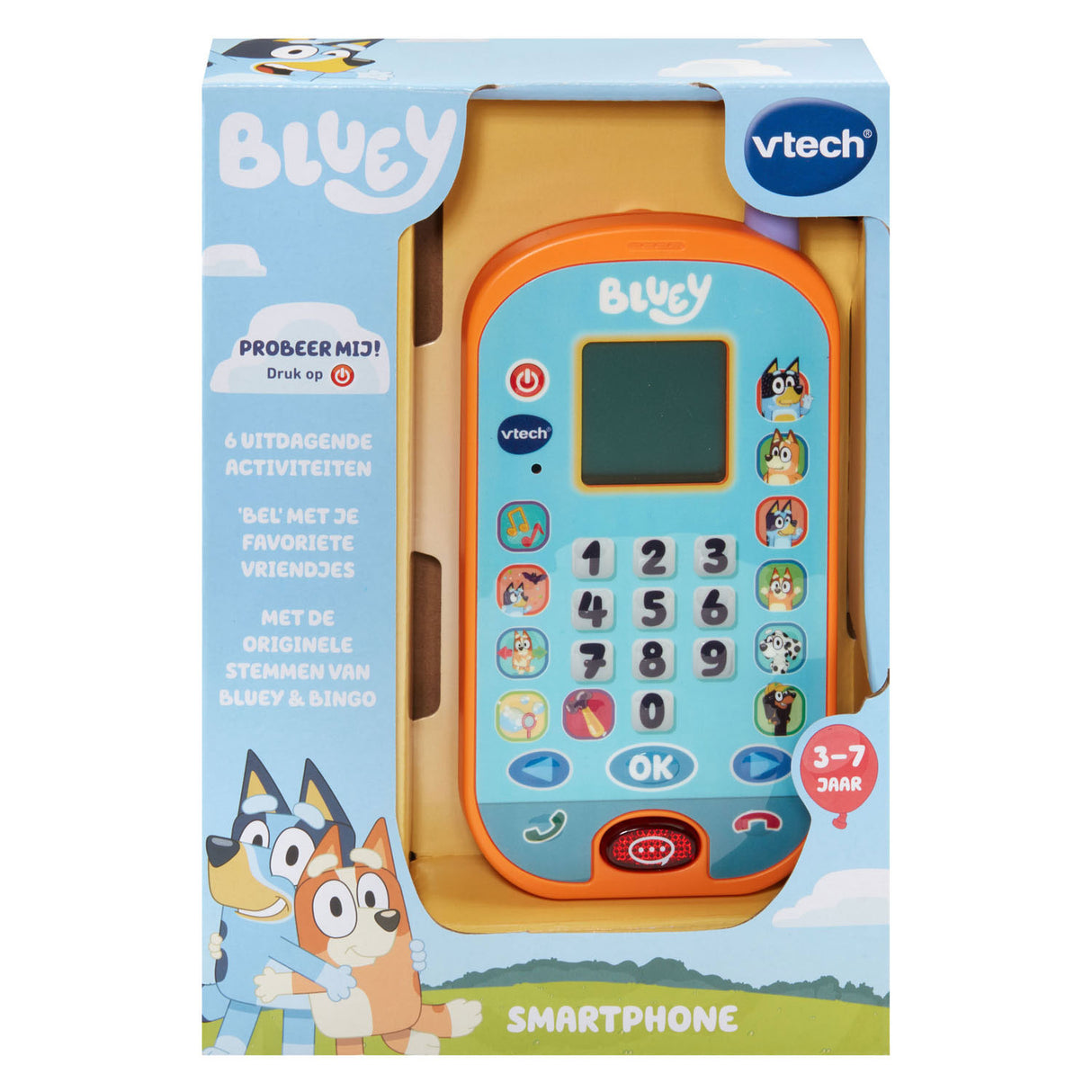 Blaues Smartphone