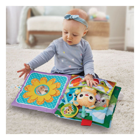 Vtech Babys großes Kuschelbuch – Babyspielzeug – lehrt Motorik, Musik und Geräusche – Spielzeug ab 3 Monaten