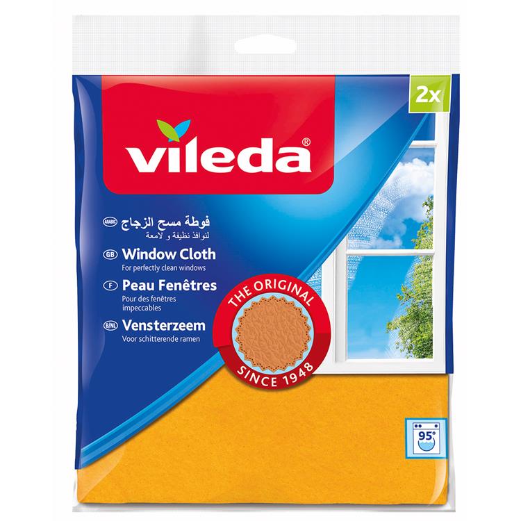 Vileda Fensterleder +30 % Mikrofaser 2 Stück | 2 Stk