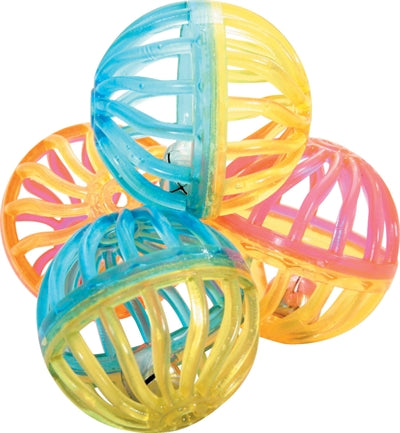 Zolux Katzenspielzeug Ball Twist mit Glöckchen sortiert