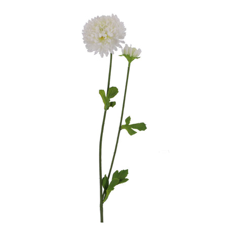 Basic Kunstblume Chrysantheme 63 cm weiß