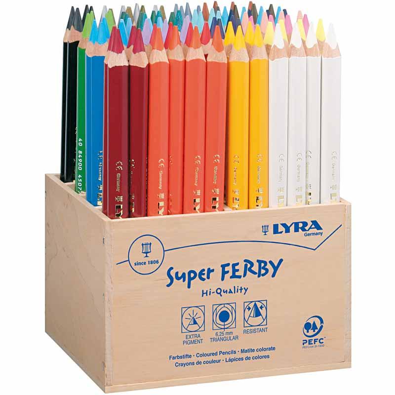 Https: www.cchobby.nl super-ferby-1-colored-pencils-l-18-cm-refill-6-25-mm-various-colors-96-piece-1-box