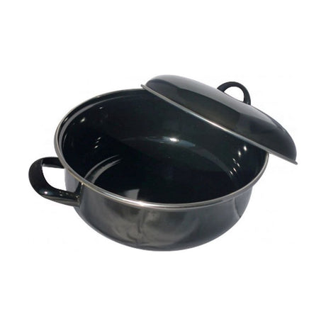 Keine Marke emaillierte schwarze Bratpfanne ø 22 cm 2l