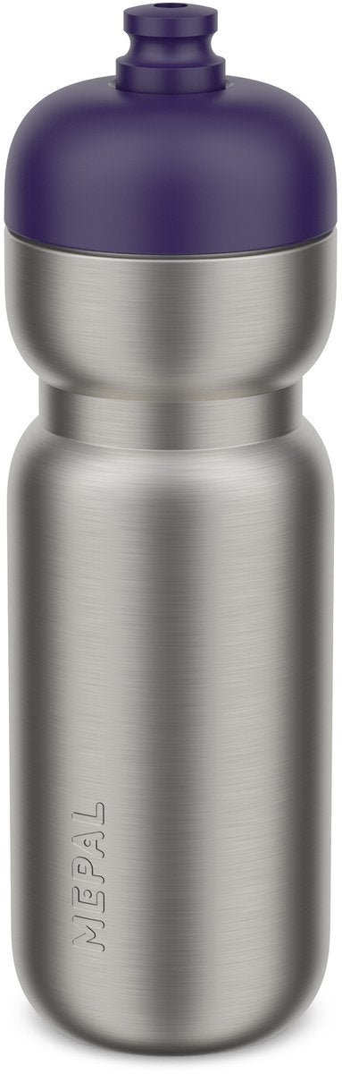 Mepal Edelstahl-Pull-Sportflasche – 800 ml – Packung. Öffnen und trinken – leichter Edelstahl – spülmaschinenfest – Trinkflaschen – Mitternachtsblau