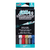 Tulpe • Textilmarker deckend glitzernd 6 Stk.