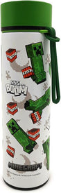 Puckator Minecraft - Creeper - Baum - Thermoskanne - 450 ml - Thermometer - Trinkbecher
