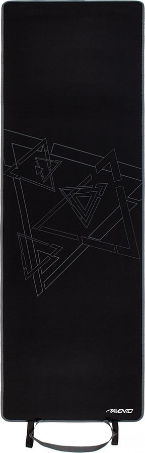 Avento fitnessmat neopreen - 180 x 60 x 0.6 cm - zwart grijs
