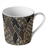 Ambiente Becher 0,3l Luxus Bäume Schwarz - Gold ã˜ 9 - H 9 cm