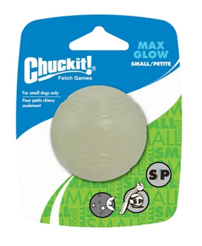 Chuckit Max Glow Bal leuchtet im Dunkeln