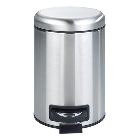 Wenko 1069562 - afvalemmer leman 3 ltr rvs mat | 1 stuks