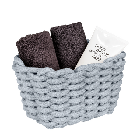 Wenko 1069558 - opbergmandje tia s grijs | 1 stuks