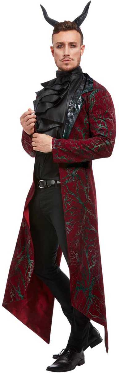 Smiffys - deluxe devil kostuum - m - rood m