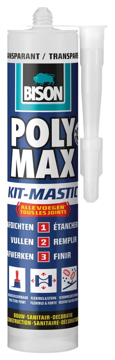 Bison Dichtmittel Poly Max transparent 280 ml