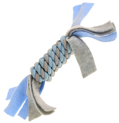 Little Rascals Zahnseide-Seilspule mit Fleece-Blau