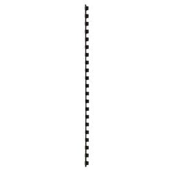 Bindruggen gbc plastic a4 6mm zwart 25vel